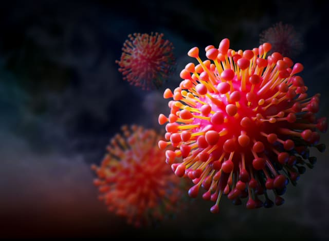 partículas-de-virus-en-tres-dimensiones